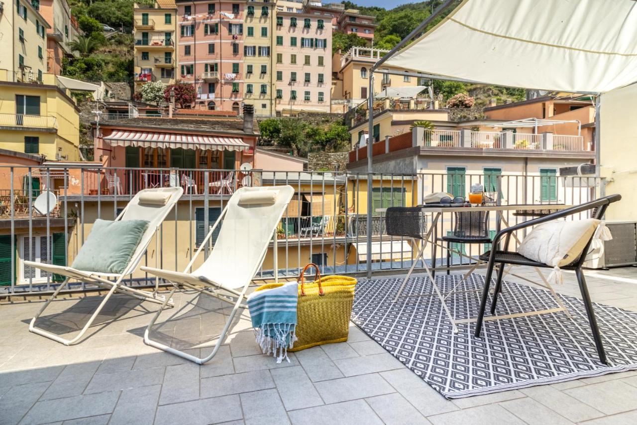 Wanderjohn Penthouse 5Terreparco Appartement Riomaggiore Buitenkant foto
